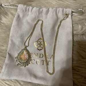Kendra Scott Daenerys Gold Long Pendant Necklace